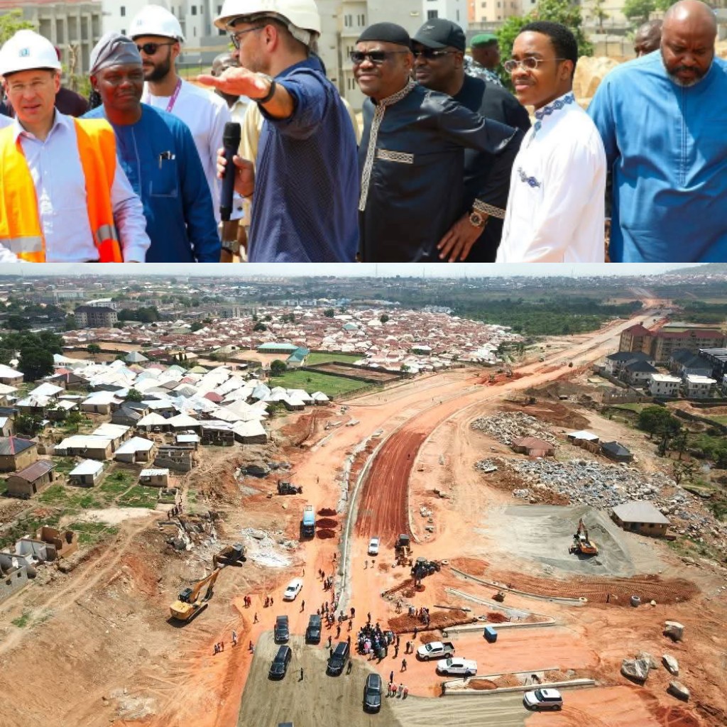 Wike inspects ongoing road project and rehabilitation of Abuja International Conference Centre