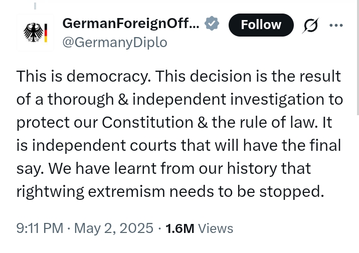 'This is democracy' - Germany replies Marco Rubio after the US Sec of State says, 'Germany's democracy is tyr*nny in disguise'