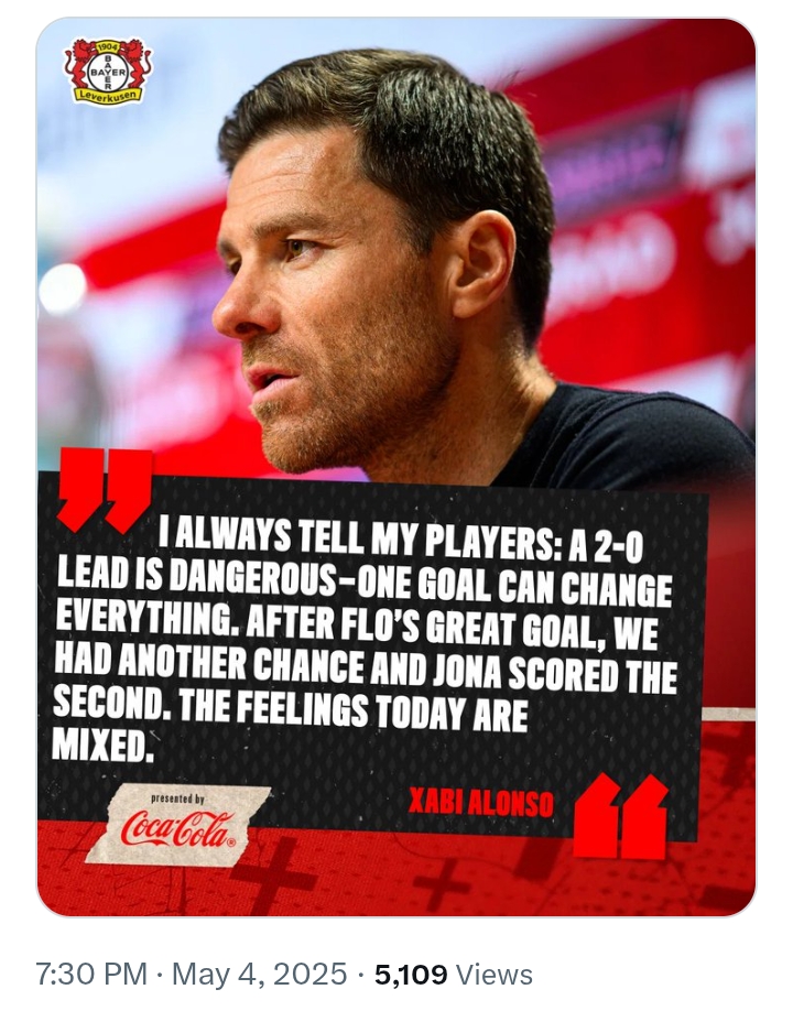 Bundeliga 2024/25: Freiburg 2-2 Bayer Leverkusen - 'The feelings today are mixed' - Xabi Alonso