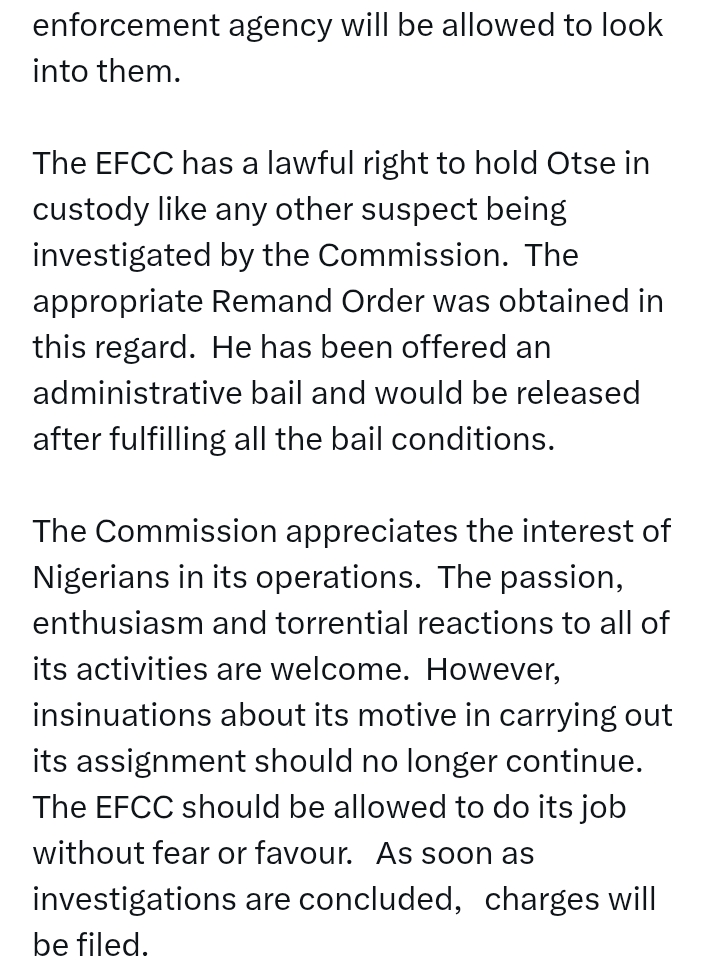 VeryDarkMan to be released after fulfilling all EFCC bail conditions