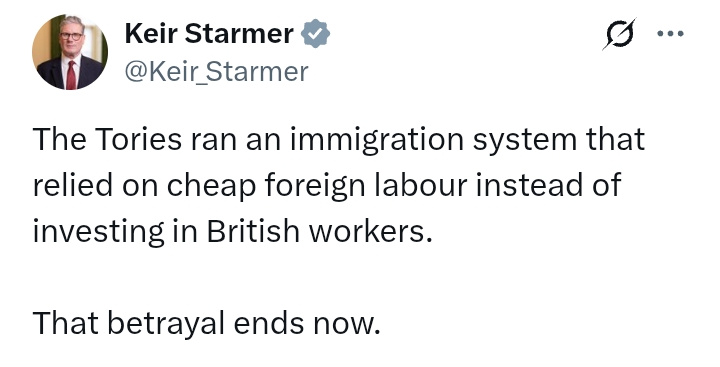 United Kingdom: 'You want to live in the UK, you should speak English' - PM Starmer