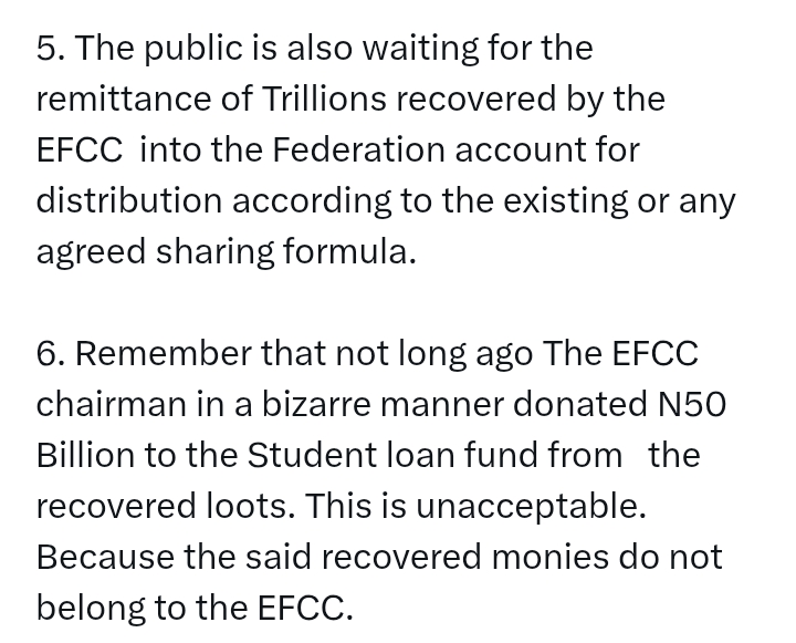 Reactions after Senator Sani hails EFCC for 'transparent' handover of 753 housing units seized from ex CBN boss to FHA