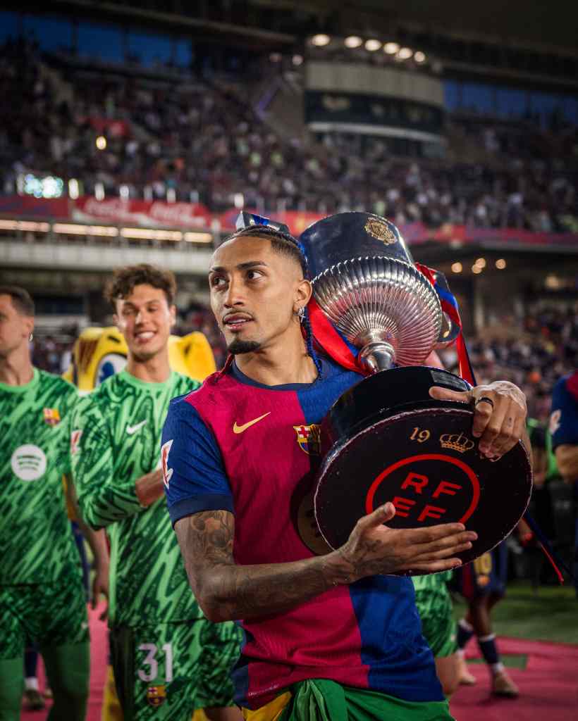 La Liga 2024/25: Barcelona 2-3 Villarreal - Photos of Catalans title-winning celebration