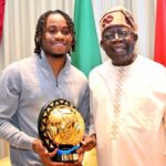 Photos: Ademola Lookman visits President Tinubu in Lagos