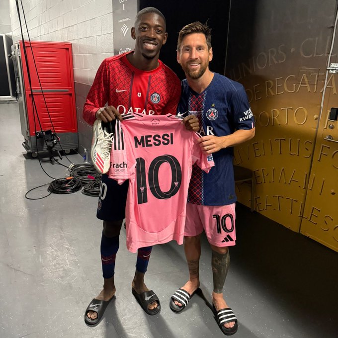 Dembele happy to see Messi after PSG’s 4-0 win over Inter Miami in FIFA Club World Cup