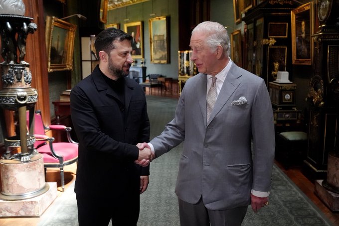 King Charles III welcomes Zelenskky at Windsor Castle for lunch ahead of NATO Summit