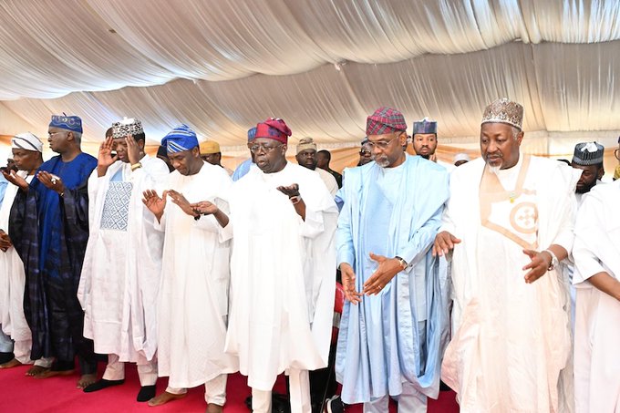 Eid-Al-Adha 2025: ‘Let us pray for our troops that are making sacrifices to keep us safe’ – President Tinubu