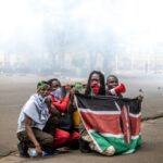 Kenya Protests: Demonstrators clash with men holding clubs