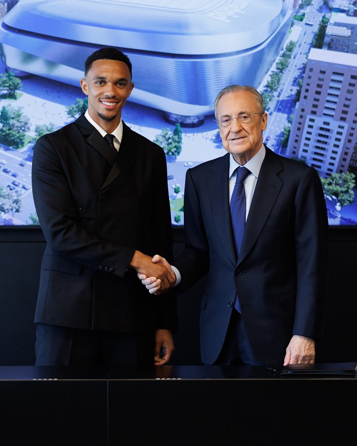 Official: Trent Alexander-Arnold unveiled as new Real Madrid player