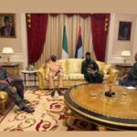 Photos: Governor Adeleke, Davido, visit President Tinubu at his Lagos residence ahead of Sallah celebration
