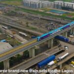 Lagos Blue Line Rail: Governor Sanwo-Olu takes delivery of three brand new train sets of 12 coaches