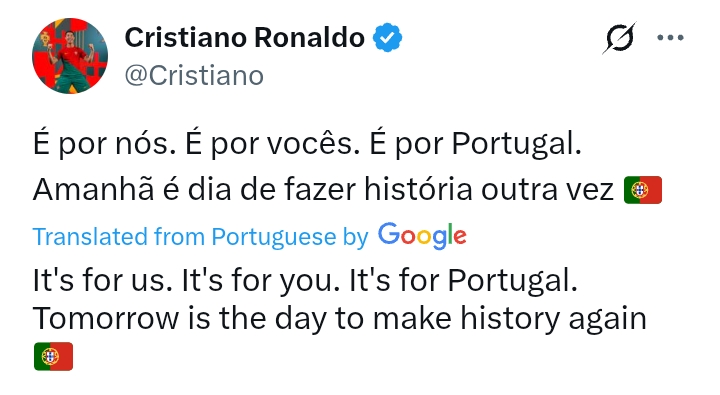 Uefa Nations League 2024/25: Portugal 2(5)-(3)2 Spain - C. Ronaldo and partner, Rodriguez, celebrate after victory