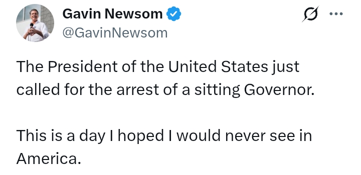 LA Protests: 'A day I hoped I would never see in America' - Newsom reacts after US President calls for arrest of a sitting Governor