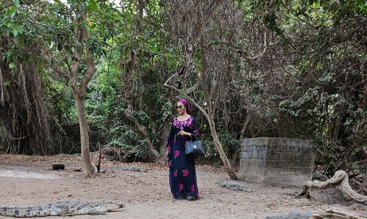 ‘No be today’ – Bianca Ojukwu shares photo with reptiles