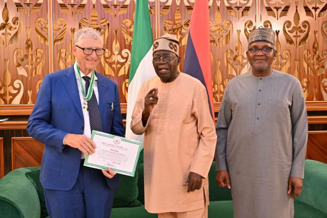 President Tinubu confers Nigeria's top honour on Bill Gates