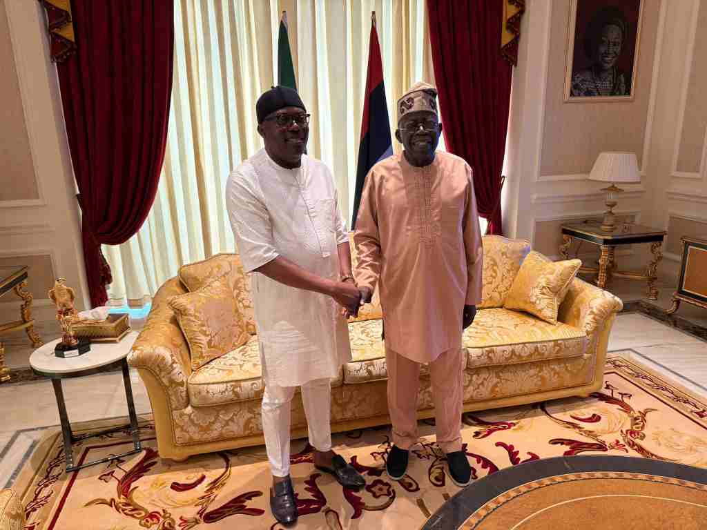 Photos: Governor Fubara visits President Tinubu in Lagos