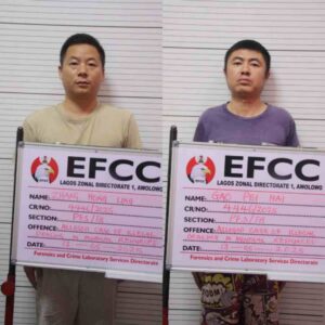 EFCC docks two Chinese for alleged illegal dealing in mineral resources in Lagos