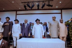 Delta State: Governor Oborevwori holds meeting with Service Commanders to proffer solution to k*dnapping, k*llings, dr*g abuse