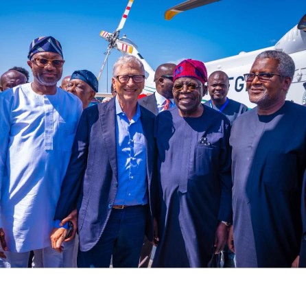 ‘A great leader takes people where they don’t necessarily want to go’ – Femi Otedola hails Tinubu after the President visited Dangote Refinery