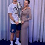 Uefa Nations League 2024/25: Portugal 2(5)-(3)2 Spain – C. Ronaldo and partner, Rodriguez, celebrate victory