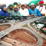 Abuja: Photos – Wike thanks President Tinubu after commissioning Maitama – Gishiri Bridge,  Katampe,  Jahi, Mabushi Link Roads