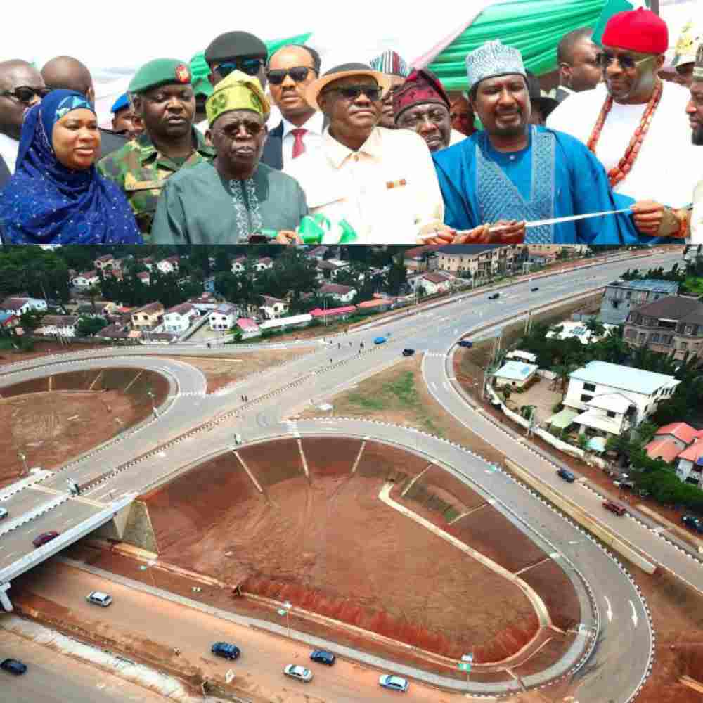 Abuja: Photos – Wike thanks President Tinubu after commissioning Maitama – Gishiri Bridge,  Katampe,  Jahi, Mabushi Link Roads