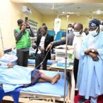 Benue State K*llings: Photos – President Tinubu visit victims of attacks in hospital