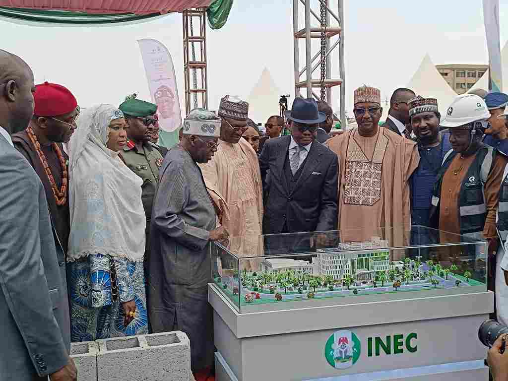 President Tinubu flags off groundbreaking of new INEC Headquarters Office Complex
