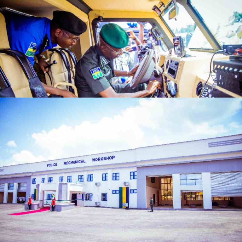 IGP commissions Police mechanical workshop, tactical, operational assets