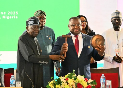 President Tinubu hands over ECOWAS Leadership to President Bio of Sierra Leone