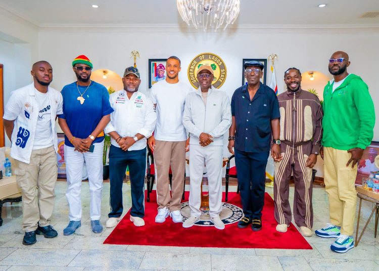 Photos: Governor Sanwo-Olu receives Troost-Ekong on a courtesy visit