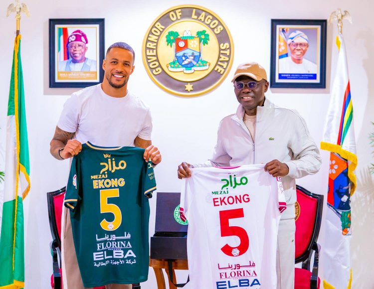Photos: Governor Sanwo-Olu receives Troost-Ekong on a courtesy visit