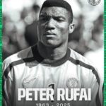 Former Super Eagles goalkeeper Peter Rufai passes at 61