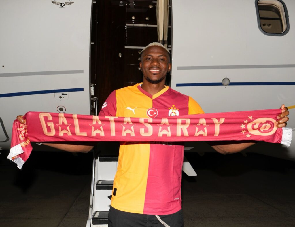 Osimhen completes transfer deal from Napoli to Galatasaray