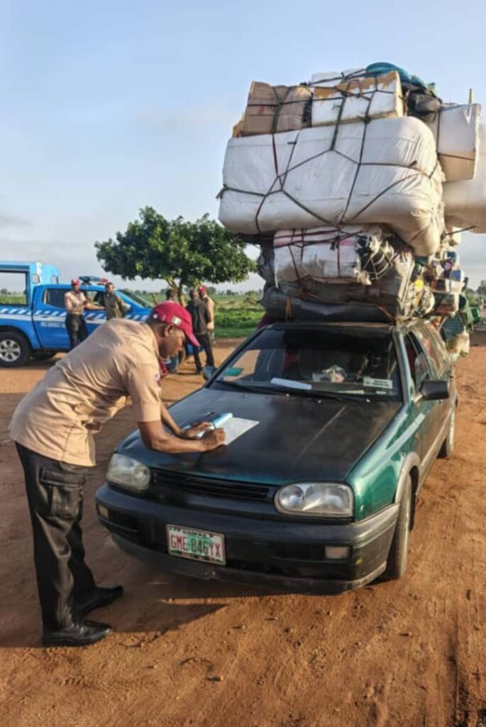 FRSC impounds overloaded vehicle in Zamfara