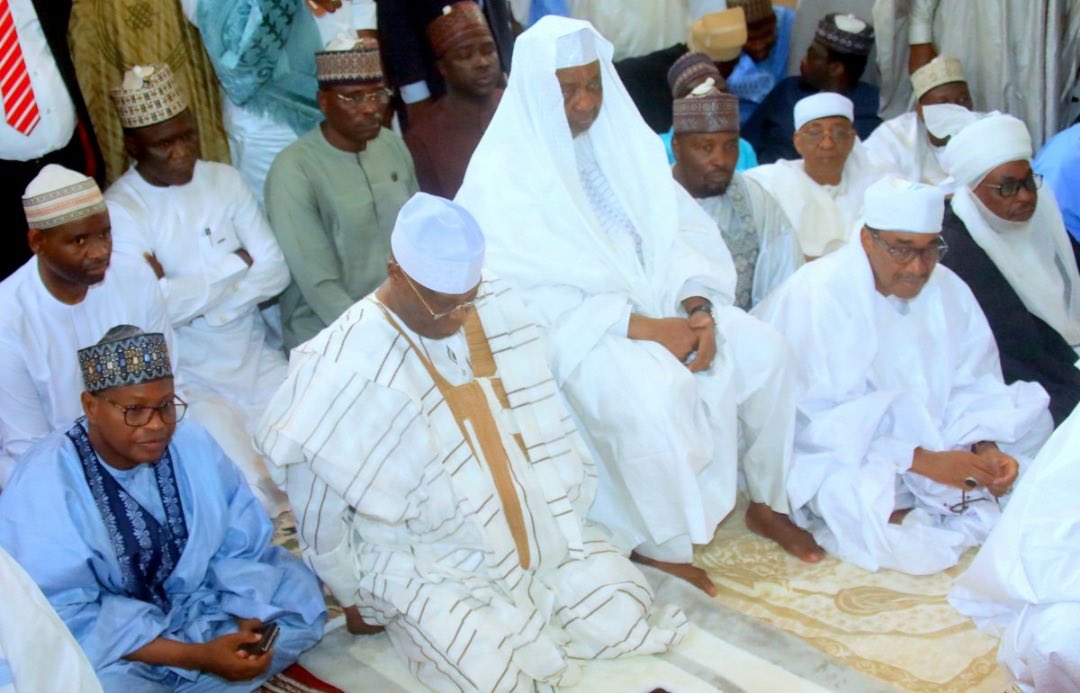 Photos: Atiku at the wedding of Musa Yar'Adua, son of late President Umaru Yar'Adua