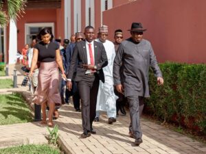 Photos: GEJ in Banjul for Inaugural Sahel Governance Forum