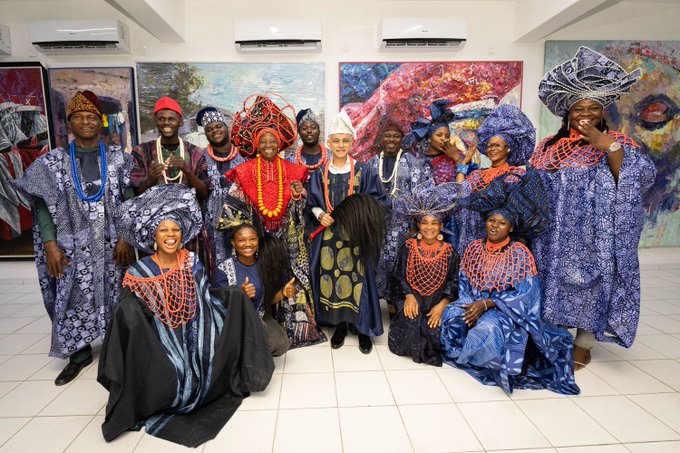 Mayor of London Khan visits Lagos, meets with Nollywood and Afrobeats stars