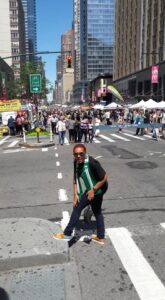 'I carry my 'green white green' scarf everywhere I go' - Shan George