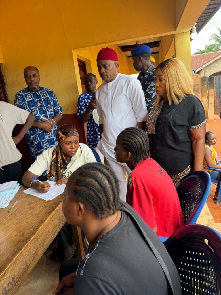 Anambra State Guber 2025: INEC National Chairman oversees Voter Registration Exercise
