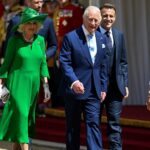King Charles III and Queen welcome President Macron and Mrs Macron to Windsor Castle