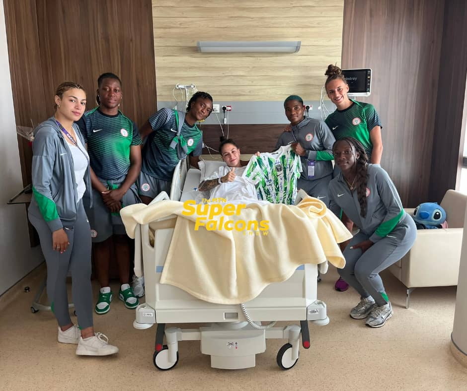 ‘We are sisters’ – Super Falcons visit injured South Africa midfielder Salgado