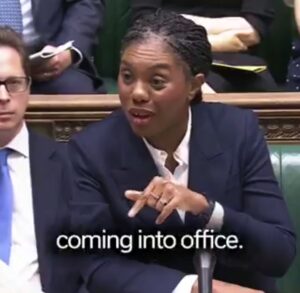 Kemi Badenoch's reaction after PM Starmer left his Chancellor 'humiliated'