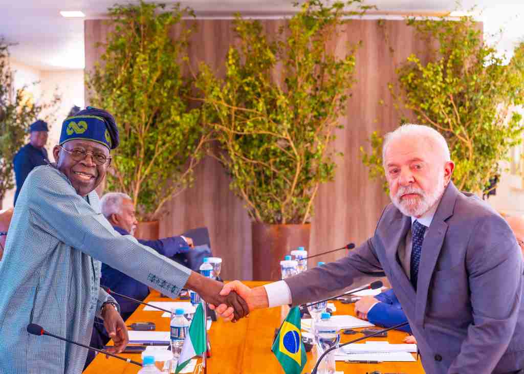 Photos: Sanwo-Olu, Tinubu with Lula Da Silva in Brazil