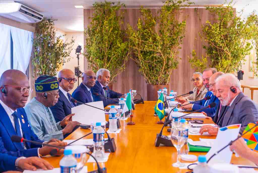 Photos: Sanwo-Olu, Tinubu with Lula Da Silva in Brazil