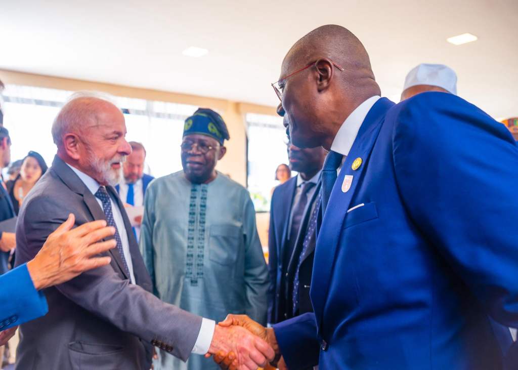 Photos: Sanwo-Olu, Tinubu with Lula Da Silva in Brazil