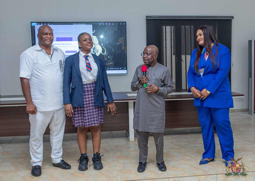 Abia Governor Otti celebrates teenage student who will represent Nigeria at TechGirls 2025 in USA