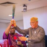 Akwa Ibom Governor Eno receives political structure of APC from Akpabio