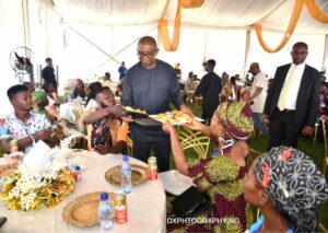 'Naysayers and paid agents trying to twist something sincere into something political after seeing Peter Obi serve food to people'