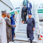 Shettima and Gbajabiamila arrive in London to accompany Buhari’s body back to Nigeria